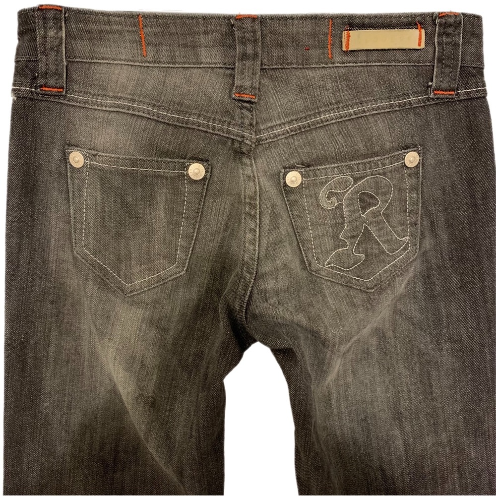 Request Denim | NWOT Bootcut Jeans Faded Black Wash Size 24 - Picture 8 of 15